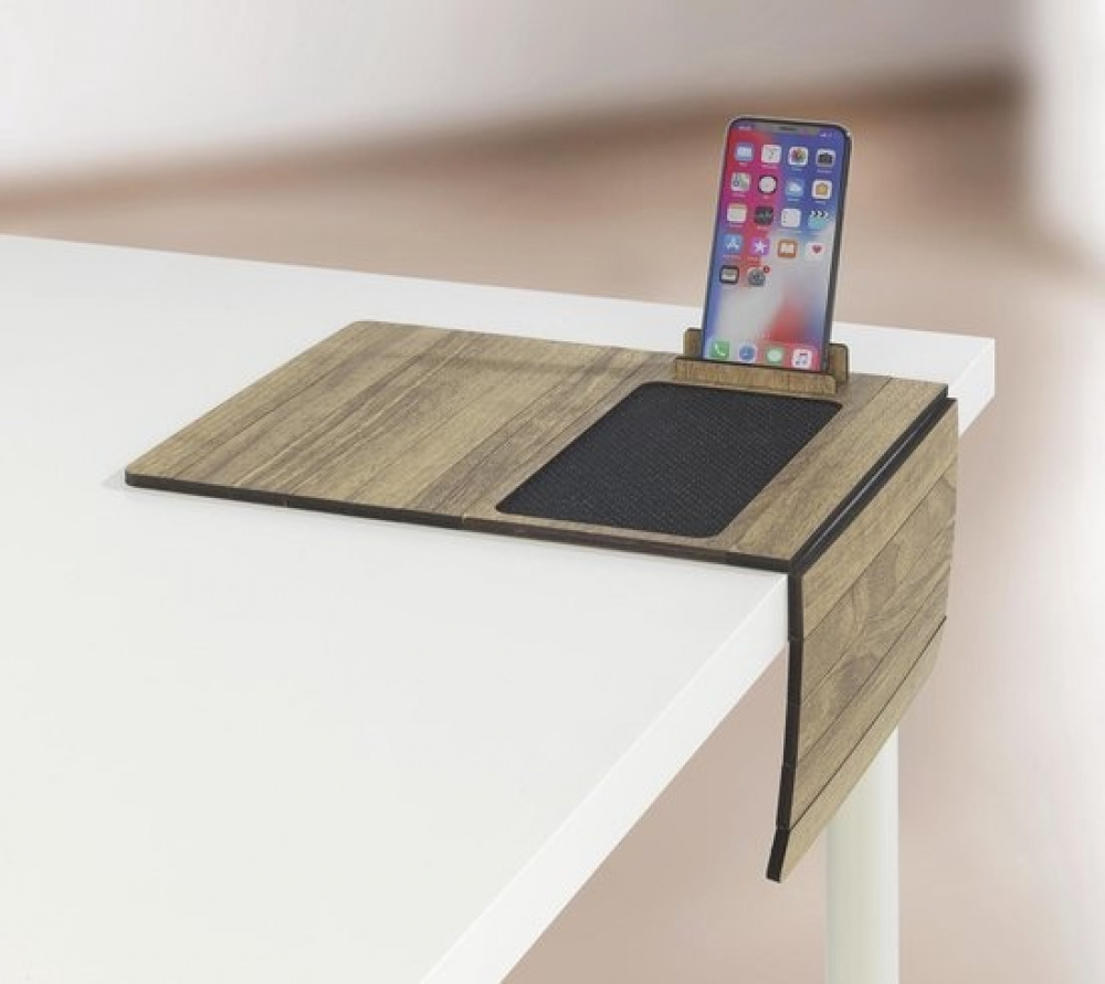 Armstödsbricka i trä, SOFA TRAY, Brun i gruppen Förvaring / Sovrumsförvaring hos SmartaSaker.se (40018)