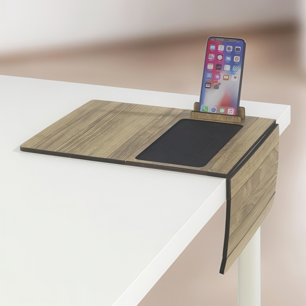 Armstödsbricka i trä, SOFA TRAY, Brun i gruppen Förvaring / Sovrumsförvaring hos SmartaSaker.se (40018)