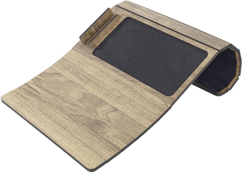 Armstödsbricka i trä, SOFA TRAY, Brun i gruppen Förvaring / Sovrumsförvaring hos SmartaSaker.se (40018)
