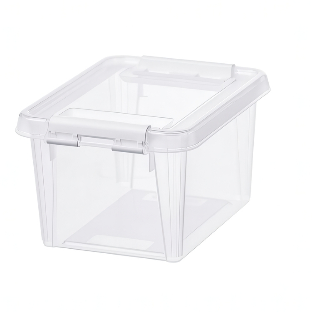 Ask / Låda, Liten, SMARTSTORE 1,5L HOME, 20 x 15 x H11 cm, Klar / Vit i gruppen Förvaring / Förvaringslådor / SmartStore förvaringslådor hos SmartaSaker.se (40023)