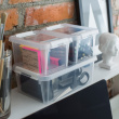 Ask / Låda, Liten, SMARTSTORE 1,5L HOME, 20 x 15 x H11 cm, Klar / Vit Ask / Låda, Liten, SMARTSTORE 1,5L HOME, 20 x 15 x H11 cm, Klar / Vit