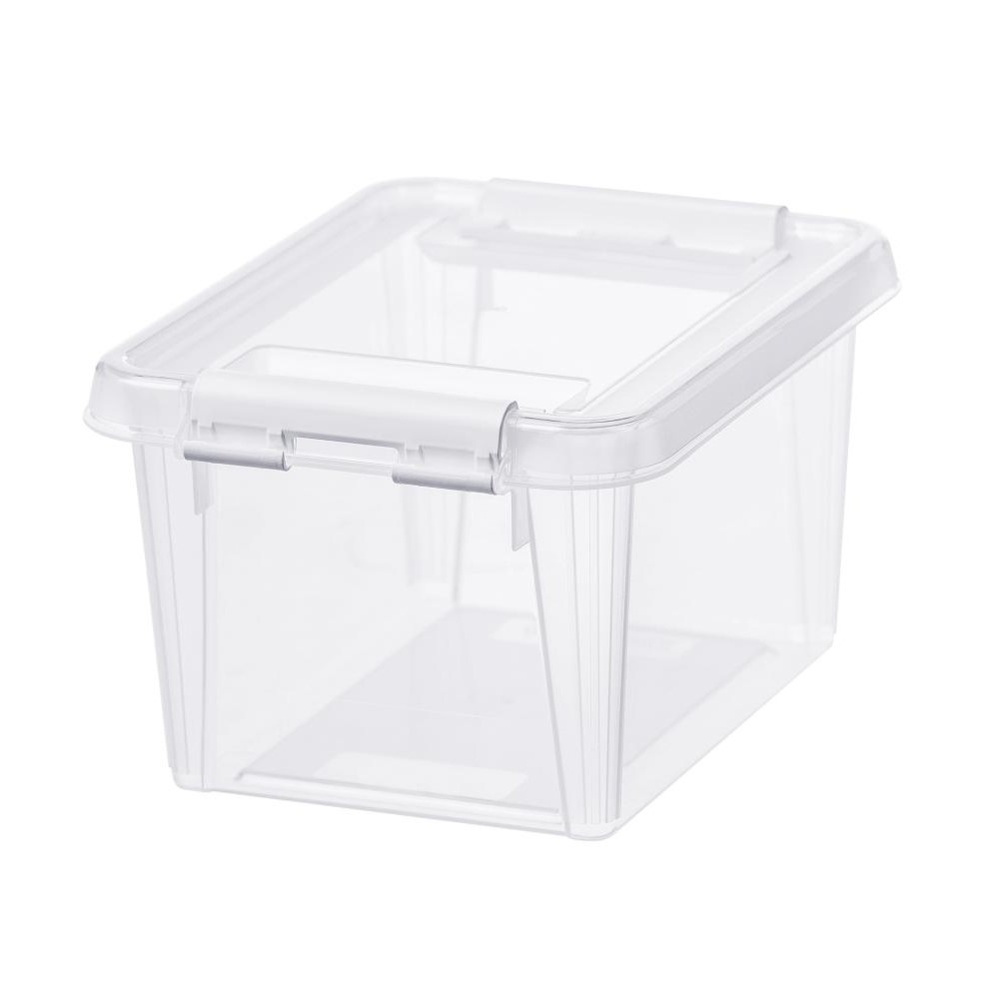 Ask / Låda, Liten, SMARTSTORE 1,5L HOME, 20 x 15 x H11 cm, Klar / Vit i gruppen Förvaring / Förvaringslådor hos SmartaSaker.se (40023)