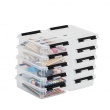 Ask / Låda, SMARTSTORE 1L, CLASSIC, 21 x 17 x H 6 cm, Klar / Svart Ask / Låda, SMARTSTORE 1L, CLASSIC, 21 x 17 x H 6 cm, Klar / Svart