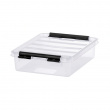 Ask / Låda, SMARTSTORE 1L, CLASSIC, 21 x 17 x H 6 cm, Klar / Svart Ask / Låda, SMARTSTORE 1L, CLASSIC, 21 x 17 x H 6 cm, Klar / Svart