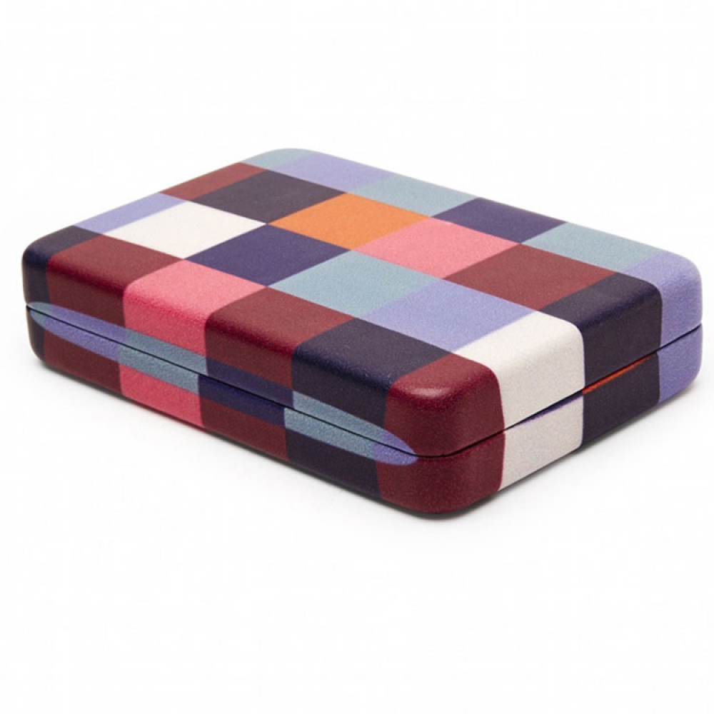 Ask med spegel, PORTABLE JEWELRY CASE, 10 x 7 x 2 cm i gruppen Förvaring / Förvaring på resa / Smyckesförvaring för resa hos SmartaSaker.se (40032)