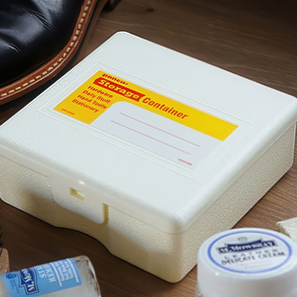 Ask, Fyrkantig, PENCO STORAGE CONTAINER, 11 x 11 x H 4 cm, Ljusblå i gruppen Förvaring / Förvaringslådor / Småförvaring / Askar hos SmartaSaker.se (40043)
