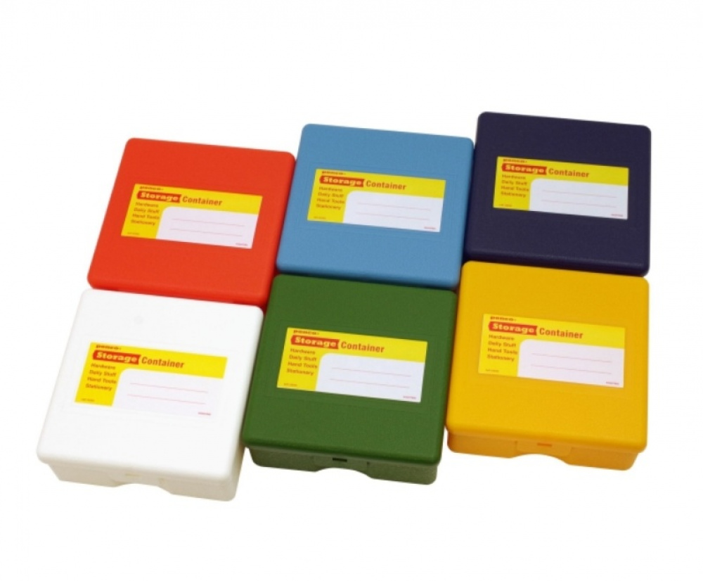 Ask, Fyrkantig, PENCO STORAGE CONTAINER, 11 x 11 x H 4 cm, Ljusblå i gruppen Förvaring / Förvaringslådor / Småförvaring / Askar hos SmartaSaker.se (40043)
