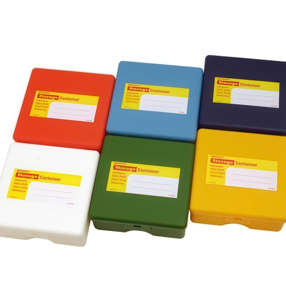 Ask, Fyrkantig, PENCO STORAGE CONTAINER, 11 x 11 x H 4 cm, Ljusblå i gruppen Förvaring / Förvaringslådor / Småförvaring / Askar hos SmartaSaker.se (40043)