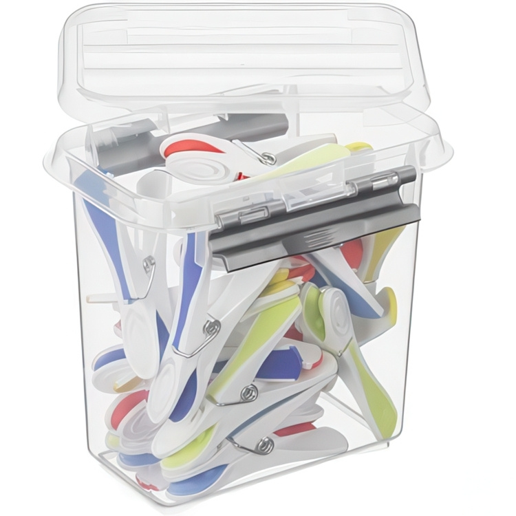 Ask, Hög, 1,1L, Q-LINE SMALL BOX, 15 x 10 x H 14,7 cm, Klar / Silvergrå i gruppen Förvaring / Förvaringslådor / Småförvaring hos SmartaSaker.se (40045)