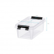 Ask, SMARTSTORE 0,3L CLASSIC, MINI, 15 x 9 x H6 cm, Klar / Svart Ask, SMARTSTORE 0,3L CLASSIC, MINI, 15 x 9 x H6 cm, Klar / Svart
