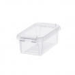 Ask, SMARTSTORE 0,3L HOME, 15 x 9 x H6 cm, Klar / Vit Ask, SMARTSTORE 0,3L HOME, 15 x 9 x H6 cm, Klar / Vit