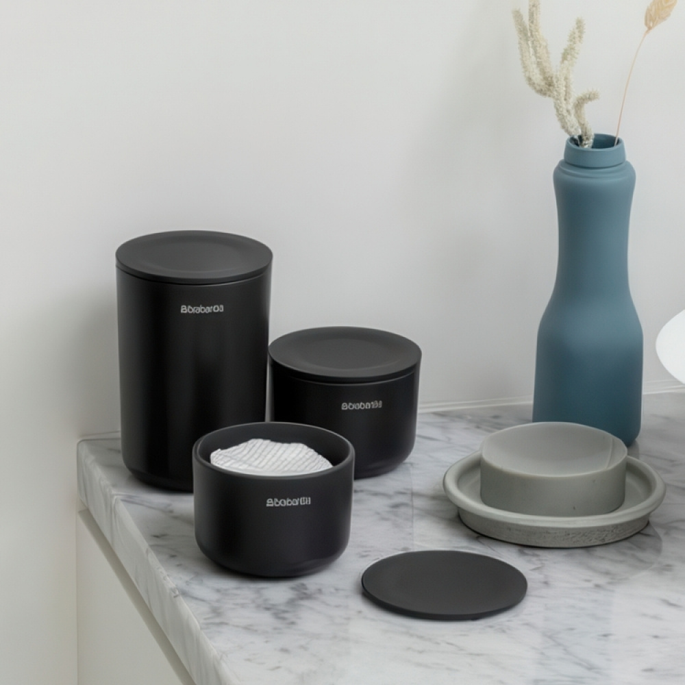 Askar med lock, 3 st, RENEW STORAGE POTS, Brabantia i gruppen Förvaring / Badrumsförvaring / Sminkförvaring hos SmartaSaker.se (40051)