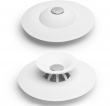 Avloppssil / Propp, FLEX DRAIN AND HAIR CATCHER, Ø 10 cm, Umbra, Vit