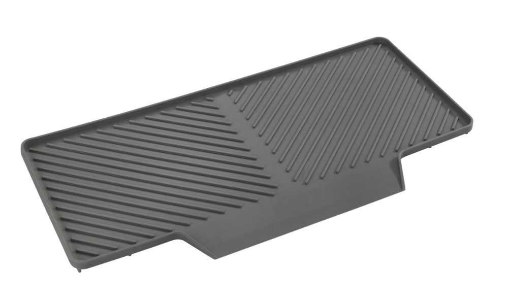 Avrinningsbricka för små ytor, Sluttande, NEIL, 40 x 20 cm, Grå i gruppen Förvaring / Köksförvaring / Diskställ och diskbänk hos SmartaSaker.se (40065)