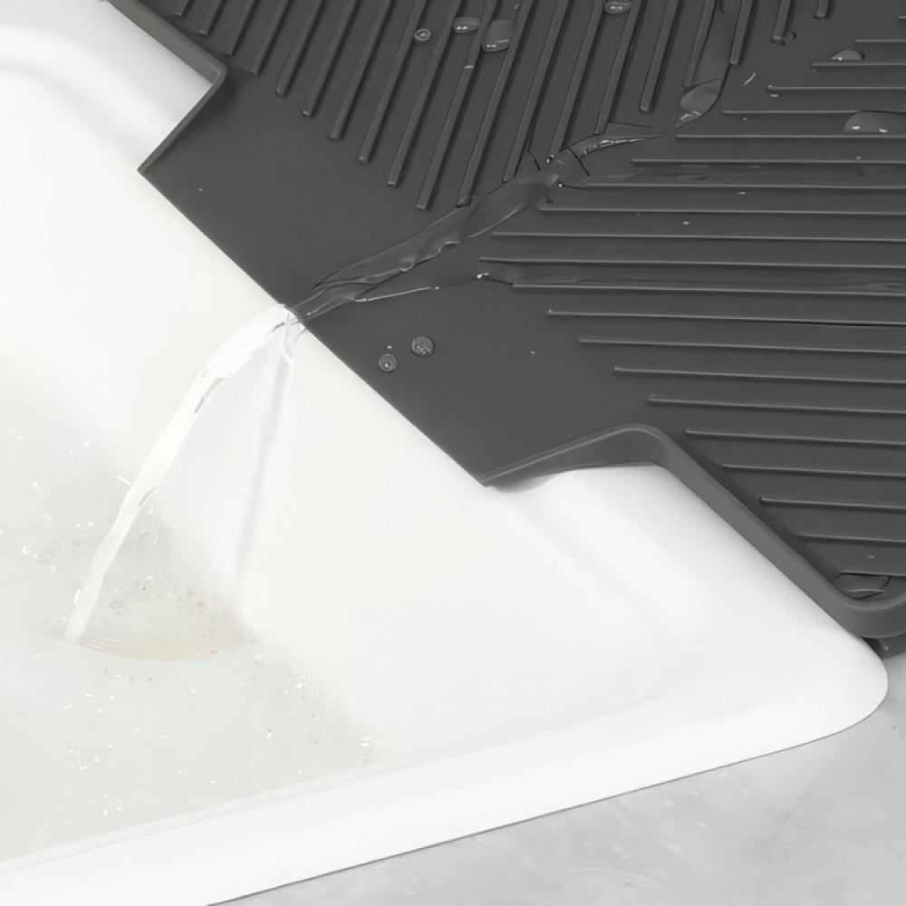 Avrinningsbricka för små ytor, Sluttande, NEIL, 40 x 20 cm, Grå i gruppen Förvaring / Köksförvaring / Diskställ och diskbänk hos SmartaSaker.se (40065)