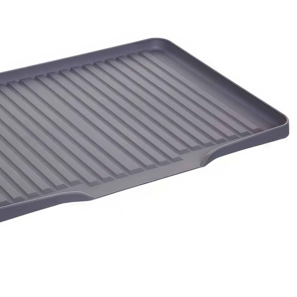 Avrinningsbricka i hårdplast, SELF DRAINING TRAY, 46,5 x 30,5 cm, Grå i gruppen Förvaring / Köksförvaring / Diskställ och diskbänk hos SmartaSaker.se (40066)