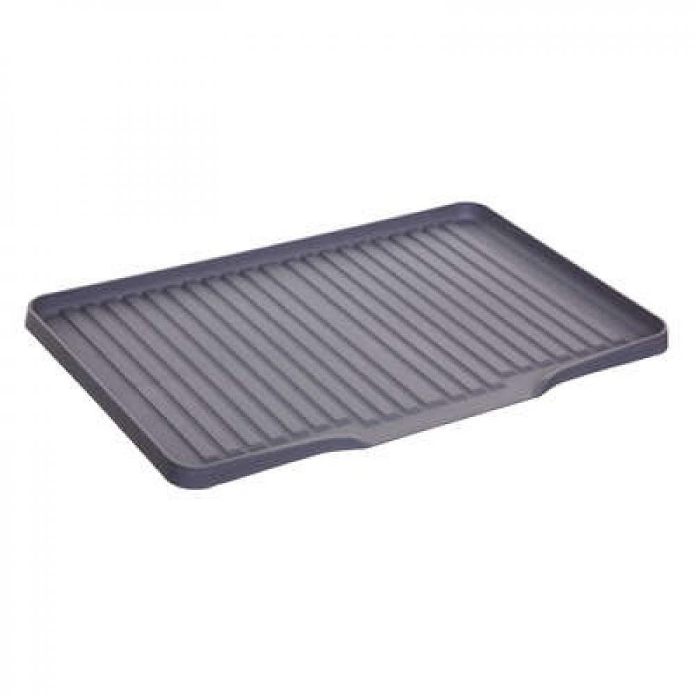 Avrinningsbricka i hårdplast, SELF DRAINING TRAY, 46,5 x 30,5 cm, Grå i gruppen Förvaring / Köksförvaring / Diskställ och diskbänk hos SmartaSaker.se (40066)