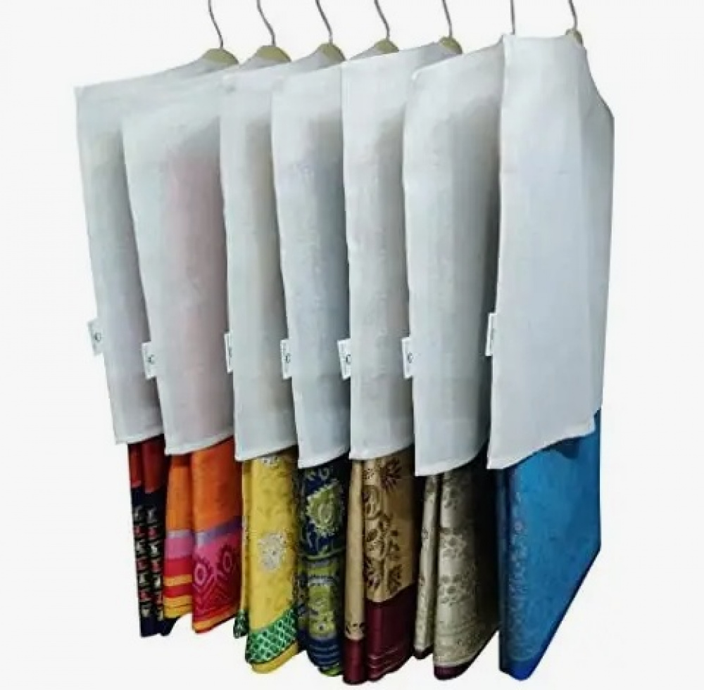 Axelöverdrag, NARROW PURE COTTON , 47 x H 47 cm, Offwhite i gruppen Förvaring / Garderobsförvaring / Klädgarderober hos SmartaSaker.se (40072)