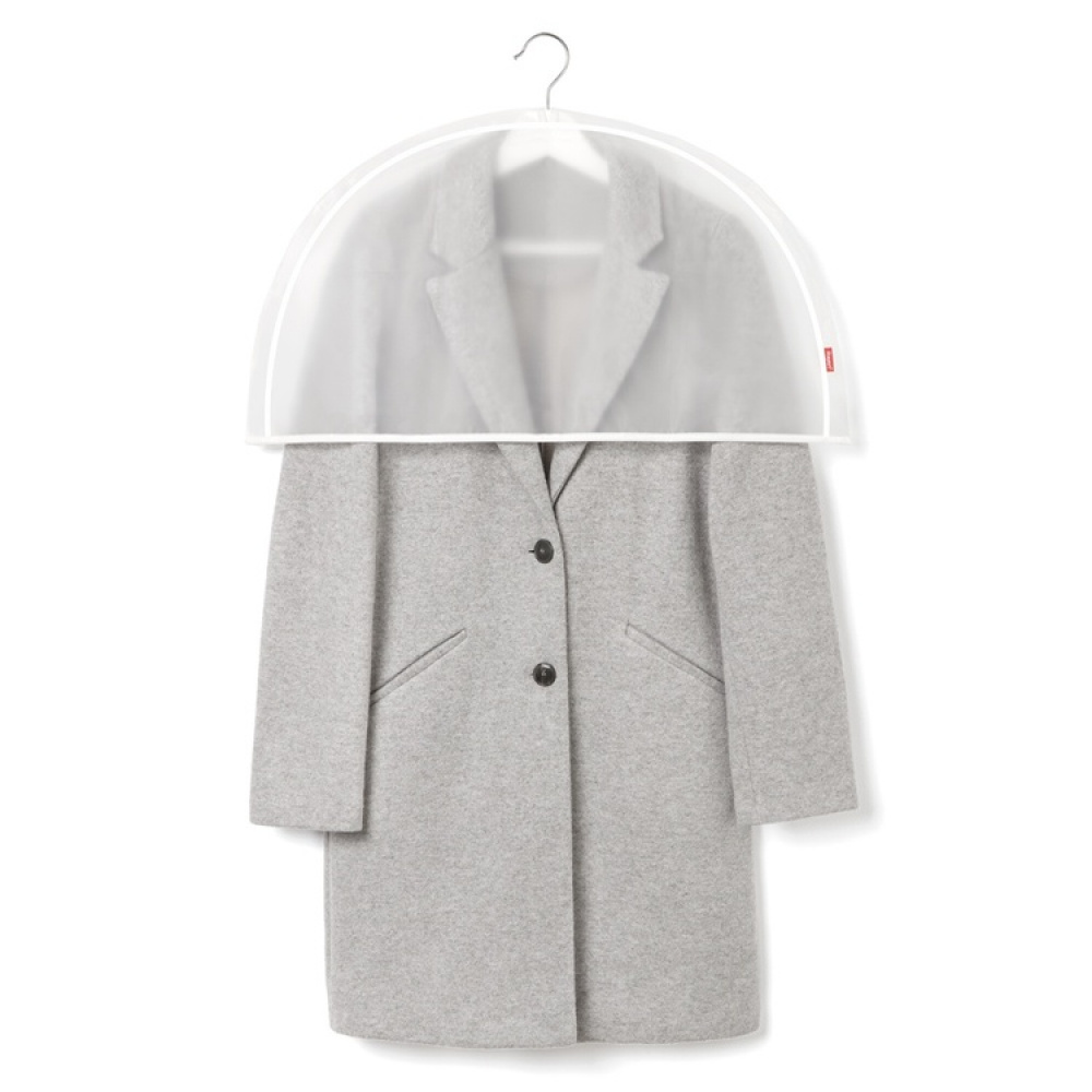 Axelöverdrag, 3 stycken, MILKY WHITE, 60 x H 32 cm, Transparent Vit i gruppen Förvaring / Garderobsförvaring / Klädgarderober hos SmartaSaker.se (40073)