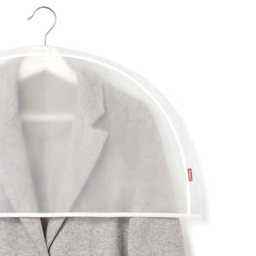Axelöverdrag, 3 stycken, MILKY WHITE, 60 x H 32 cm, Transparent Vit i gruppen Förvaring / Garderobsförvaring / Klädgarderober hos SmartaSaker.se (40073)