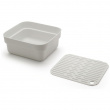 Balja med Diskunderlägg, BRABANTIA WASHING UP BOWL, 34,4 x 37,4 x H 16 cm, Ljusgrå Balja med Diskunderlägg, BRABANTIA WASHING UP BOWL, 34,4 x 37,4 x H 16 cm, Ljusgrå