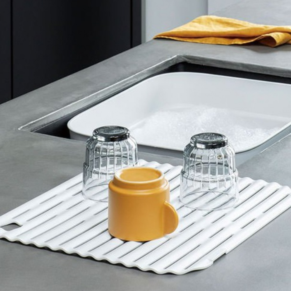 Balja med Diskunderlägg, BRABANTIA WASHING UP BOWL, 34,4 x 37,4 x H 16 cm, Ljusgrå i gruppen Förvaring / Städförvaring och sopsortering hos SmartaSaker.se (40080)
