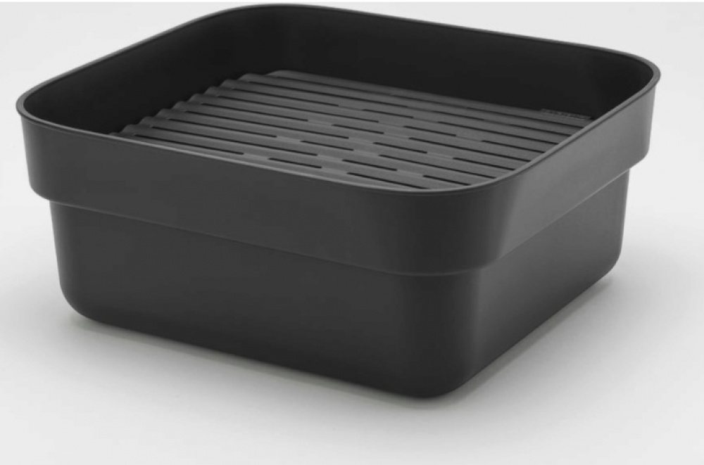 Balja med Diskunderlägg, BRABANTIA WASHING UP BOWL, 34,4 x 37,4 x H 16 cm, Mörkgrå i gruppen Förvaring / Städförvaring och sopsortering hos SmartaSaker.se (40081)