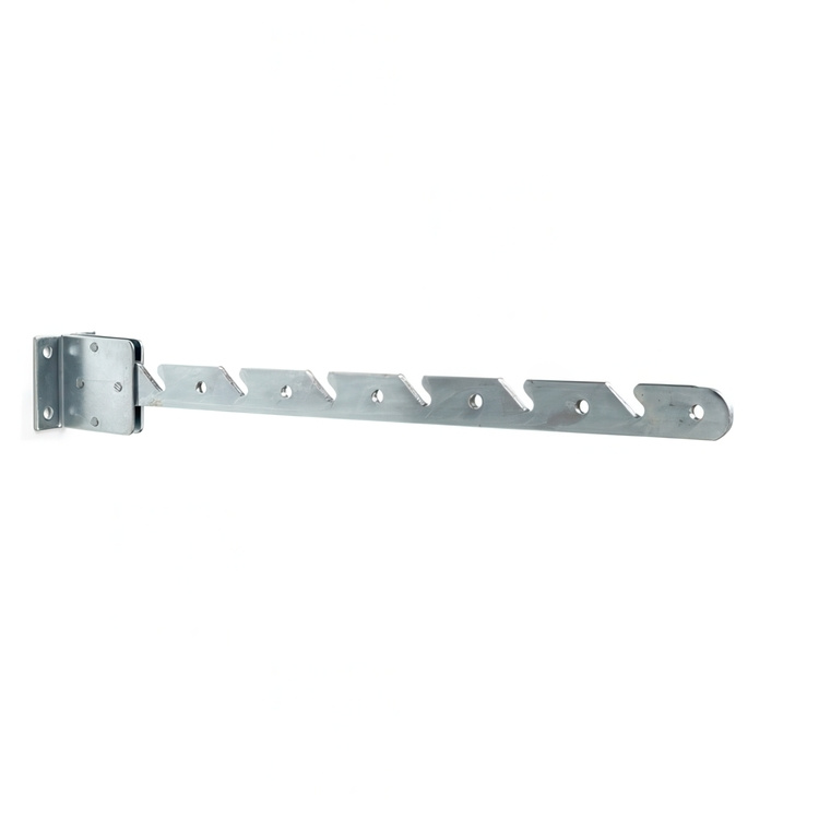 Balkonghängare / Vädringskrok i metall, 42 cm, HABO, Silver i gruppen Förvaring / Tvätt och tork / Torkställningar hos SmartaSaker.se (40083)
