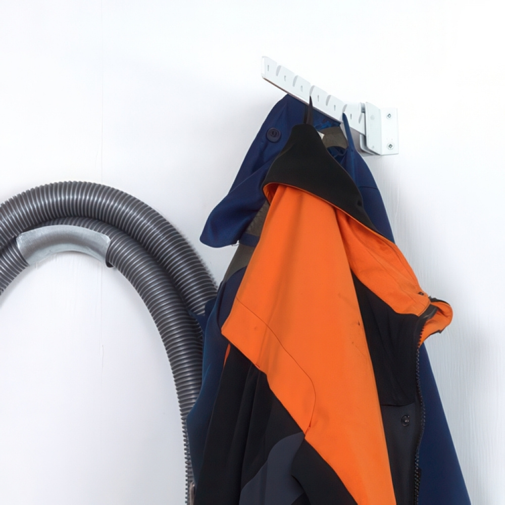 Balkonghängare / Vädringskrok i metall, HABO, 42 cm, Vit i gruppen Förvaring hos SmartaSaker.se (40084)