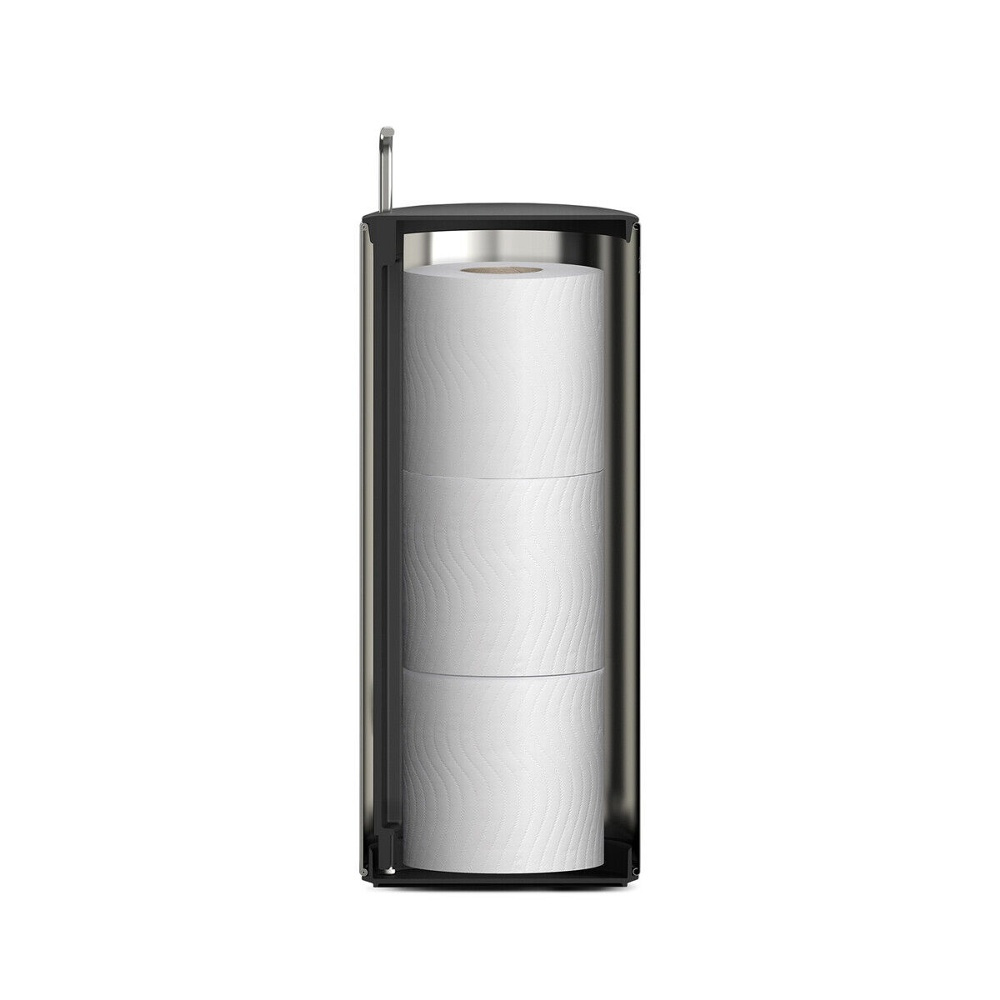 Behållare för extra toarullar, EASYSTORE LUXE, Joseph Joseph, Ã˜ 15,6 x H 41,4 cm, Rostfritt Stål i gruppen Förvaring / Badrumsförvaring hos SmartaSaker.se (40086)