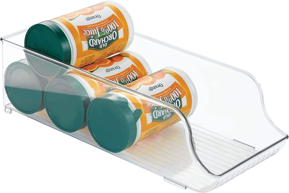 Behållare för ölburkar och konserver, PANTRY BIN, 35 x 14 x H10 cm, Transparent i gruppen Förvaring / Köksförvaring / Kylskåpsförvaring hos SmartaSaker.se (40089)