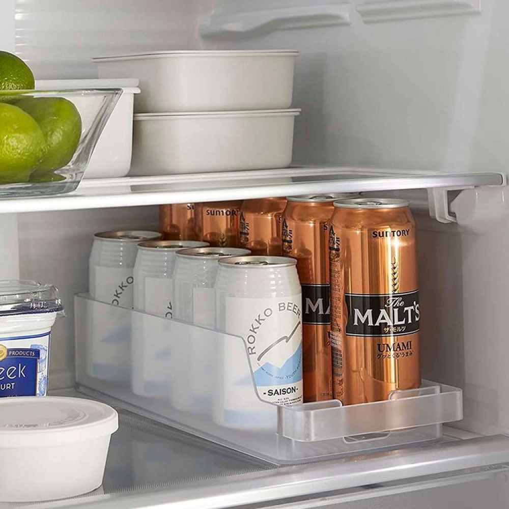 Behållare för ölburkar och konserver, TOWER MODERN CAN STOCKER , Yamazaki, Frostigt Transparent i gruppen Förvaring / Köksförvaring / Kylskåpsförvaring hos SmartaSaker.se (40091)