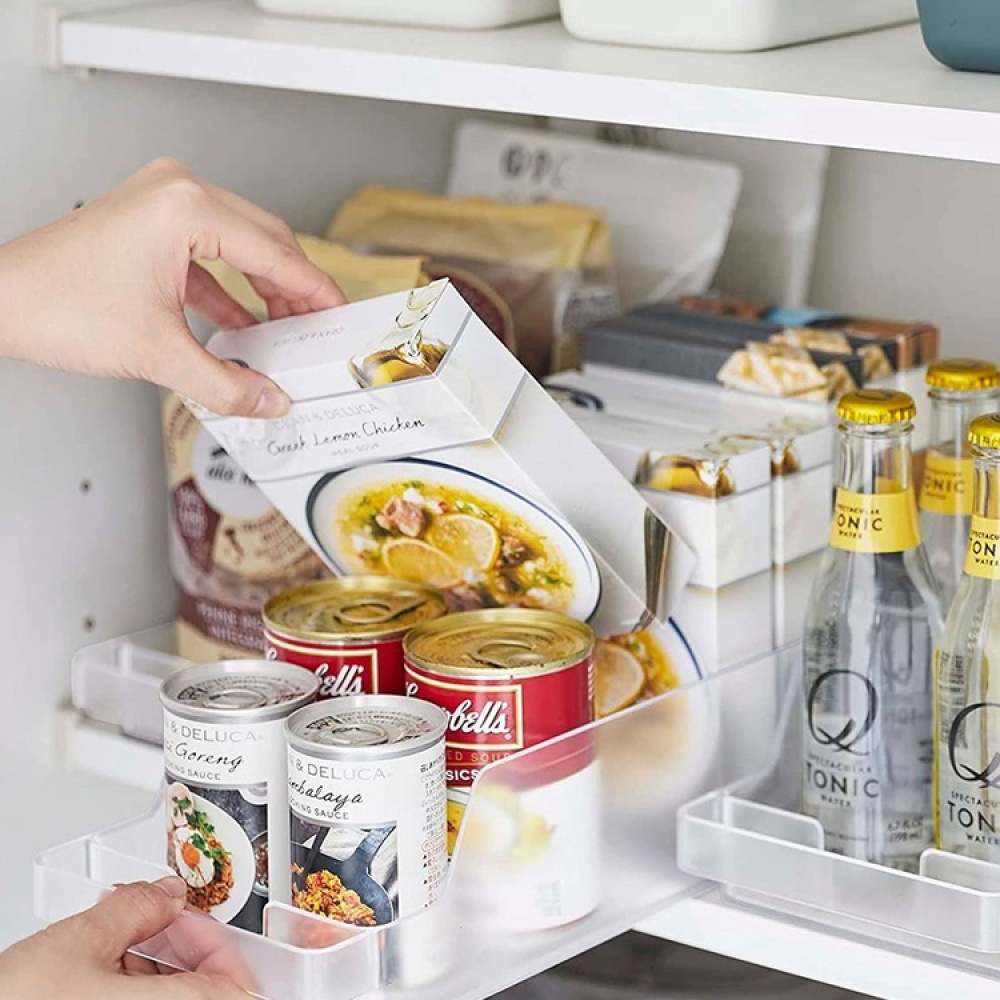 Behållare för ölburkar och konserver, TOWER MODERN CAN STOCKER , Yamazaki, Frostigt Transparent i gruppen Förvaring / Köksförvaring / Kylskåpsförvaring hos SmartaSaker.se (40091)