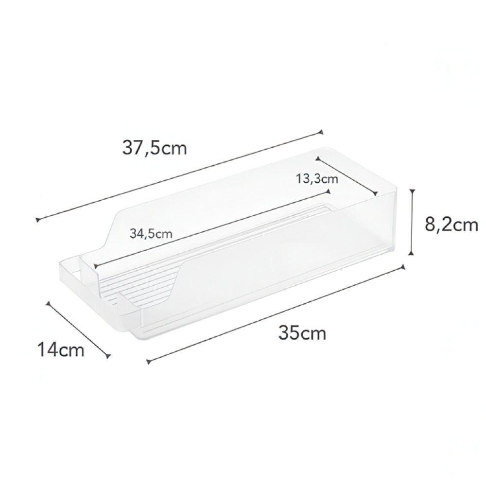 Behållare för ölburkar och konserver, TOWER MODERN CAN STOCKER , Yamazaki, Frostigt Transparent i gruppen Förvaring / Köksförvaring / Kylskåpsförvaring hos SmartaSaker.se (40091)