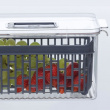 Behållare med durkslag. SMALL STAY FRESH BIN, 24 x 15.5 x H 12 cm, Klar / Grå Behållare med durkslag. SMALL STAY FRESH BIN, 24 x 15.5 x H 12 cm, Klar / Grå