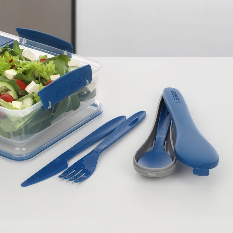 Bestick i Fodral, CUTLERY SET TO GO i gruppen Förvaring / Köksförvaring / Matlådor hos SmartaSaker.se (40098)