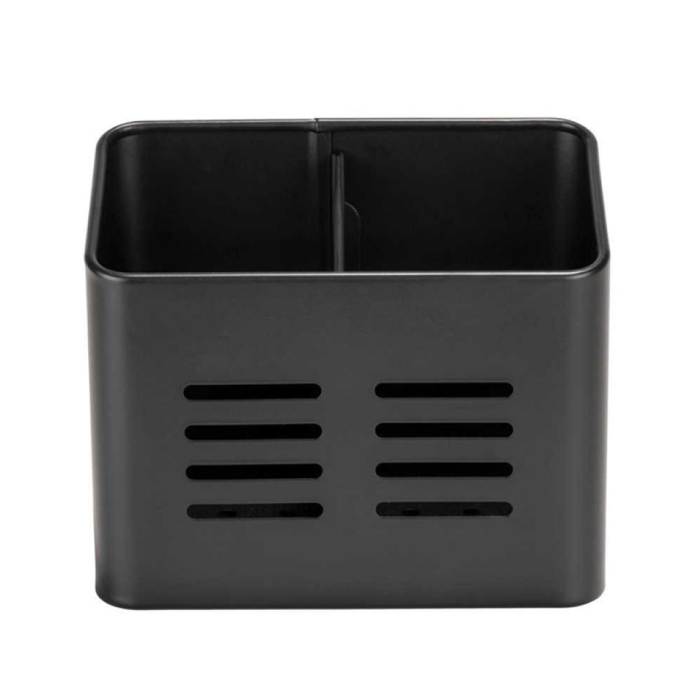 Bestickkorg i metall, BLACK UTENSIL CADDY 16 x 9 x H 13,5 cm, Svart i gruppen Förvaring / Köksförvaring / Organisera köksskåp / Besticklådor hos SmartaSaker.se (40101)