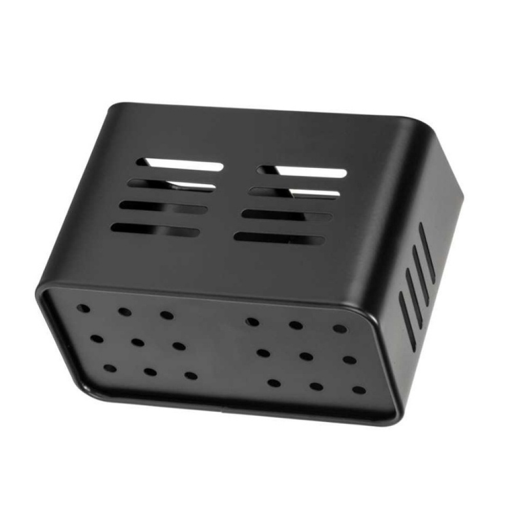 Bestickkorg i metall, BLACK UTENSIL CADDY 16 x 9 x H 13,5 cm, Svart i gruppen Förvaring / Köksförvaring / Organisera köksskåp / Besticklådor hos SmartaSaker.se (40101)