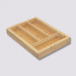Besticklåda i Bambu, Expanderbar, RANGE-COUVERTS, 35 x 25~39,2 x H 4,5 cm, Natur Besticklåda i Bambu, Expanderbar, RANGE-COUVERTS, 35 x 25~39,2 x H 4,5 cm, Natur