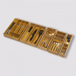 Besticklåda med Knivfack, Bambu, TIDY SMART CUTLERY HOLDER, 38 x 28 x H 7 cm, Natur Besticklåda med Knivfack, Bambu, TIDY SMART CUTLERY HOLDER, 38 x 28 x H 7 cm, Natur