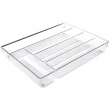 Besticklåda, 5 fack, LINUS SHALLOW CUTLEY TRAY, 35 x 27,3 x H 5,1 cm, Transparent Besticklåda, 5 fack, LINUS SHALLOW CUTLEY TRAY, 35 x 27,3 x H 5,1 cm, Transparent