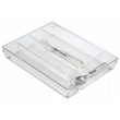 Besticklåda, 5 fack, LINUS SHALLOW CUTLEY TRAY, 35 x 27,3 x H 5,1 cm, Transparent Besticklåda, 5 fack, LINUS SHALLOW CUTLEY TRAY, 35 x 27,3 x H 5,1 cm, Transparent