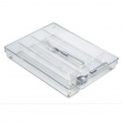 Besticklåda, 5 fack, LINUS SHALLOW CUTLEY TRAY, 35 x 27,3 x H 5,1 cm, Transparent Besticklåda, 5 fack, LINUS SHALLOW CUTLEY TRAY, 35 x 27,3 x H 5,1 cm, Transparent