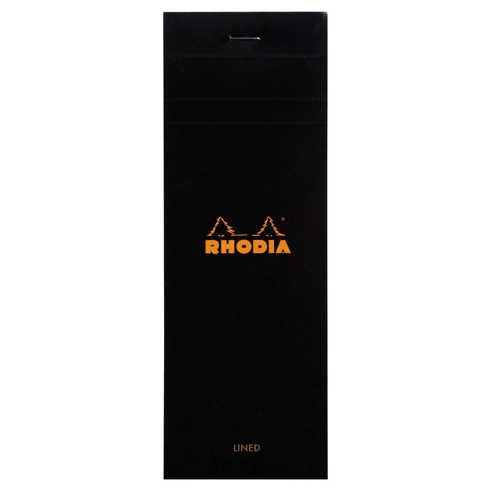 Block, Linjerat, RHODIA TO DO PAD, 7,4 x H 21 cm, Svart i gruppen Förvaring / Kontorsmaterial hos SmartaSaker.se (40133)