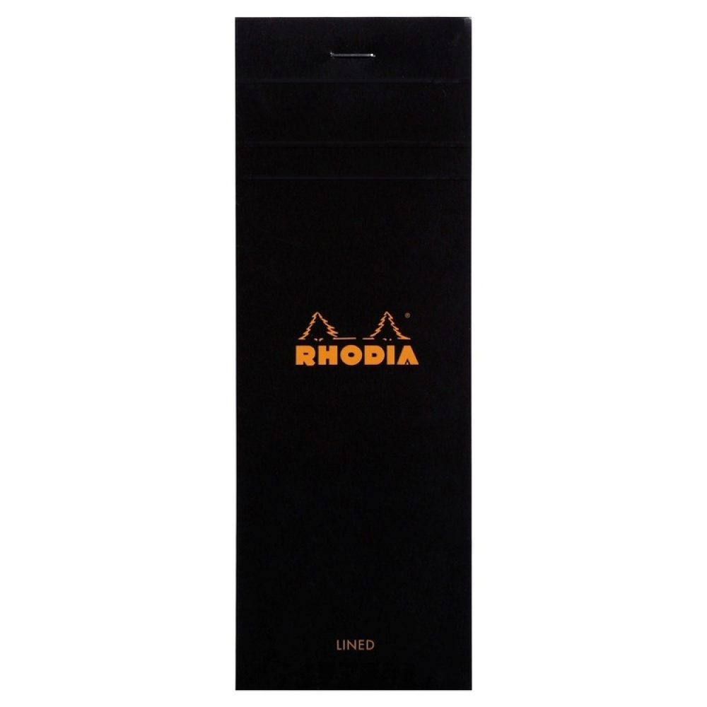 Block, Linjerat, RHODIA TO DO PAD, 7,4 x H 21 cm, Svart i gruppen Förvaring / Kontorsmaterial hos SmartaSaker.se (40133)