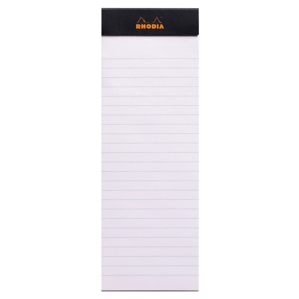 Block, Linjerat, RHODIA TO DO PAD, 7,4 x H 21 cm, Svart i gruppen Förvaring / Kontorsmaterial hos SmartaSaker.se (40133)