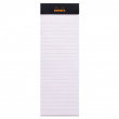 Block, Linjerat, RHODIA TO DO PAD, 7,4 x H 21 cm, Svart Block, Linjerat, RHODIA TO DO PAD, 7,4 x H 21 cm, Svart