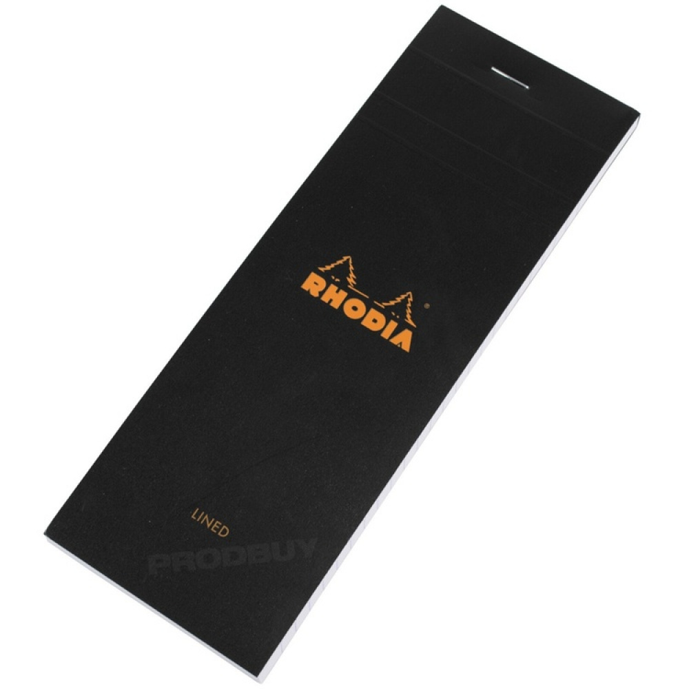 Block, Linjerat, RHODIA TO DO PAD, 7,4 x H 21 cm, Svart i gruppen Förvaring / Kontorsmaterial hos SmartaSaker.se (40133)
