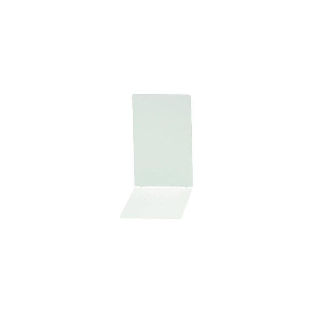 Bokstöd i metall, Smala, 2 st, ALBERT SLIM, 8,5 x 14 x H 14 cm, Vita i gruppen Förvaring / Kontorsmaterial hos SmartaSaker.se (40179)