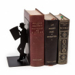 Bokstöd i metall, THE READER, 10 x 8 x H 17 cm, Svart Bokstöd i metall, THE READER, 10 x 8 x H 17 cm, Svart